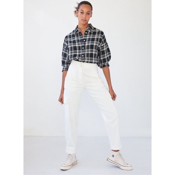 Wilfred Free Light Blue Cargo pants size 12 woman’s - Picture 2 of 10